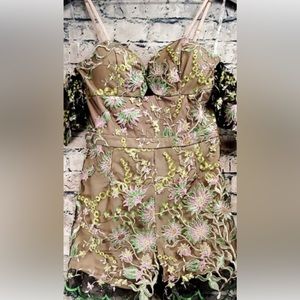 Dygami lace romper nwot